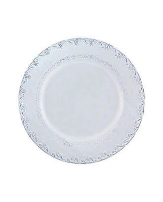 Farfurie pentru cina, alb, 29 cm, Flora - BORDALLO PINHEIRO